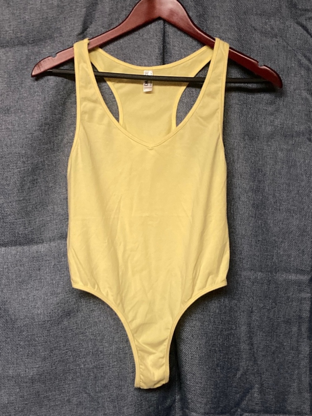 Rare American Apparel DANCE Racerback Thong Bodysuit